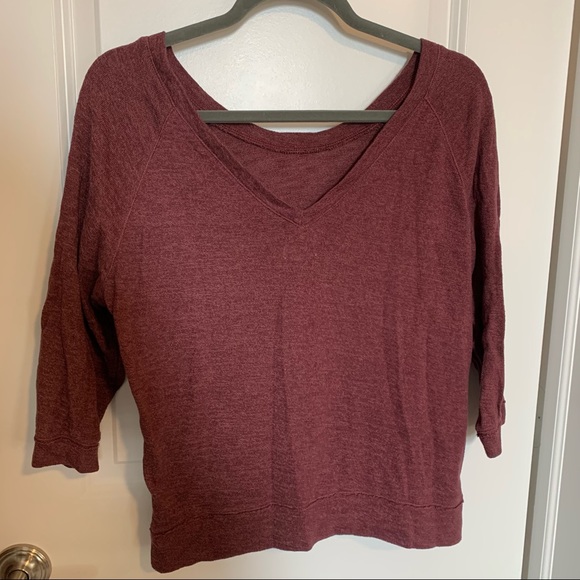 Aerie 3/4 sleeve top - Picture 3 of 3